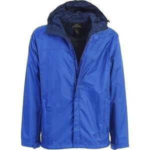 Men's Waterproof Rain Jacket With Mesh‎ Lining and Carrying Bag Royal Blue Large